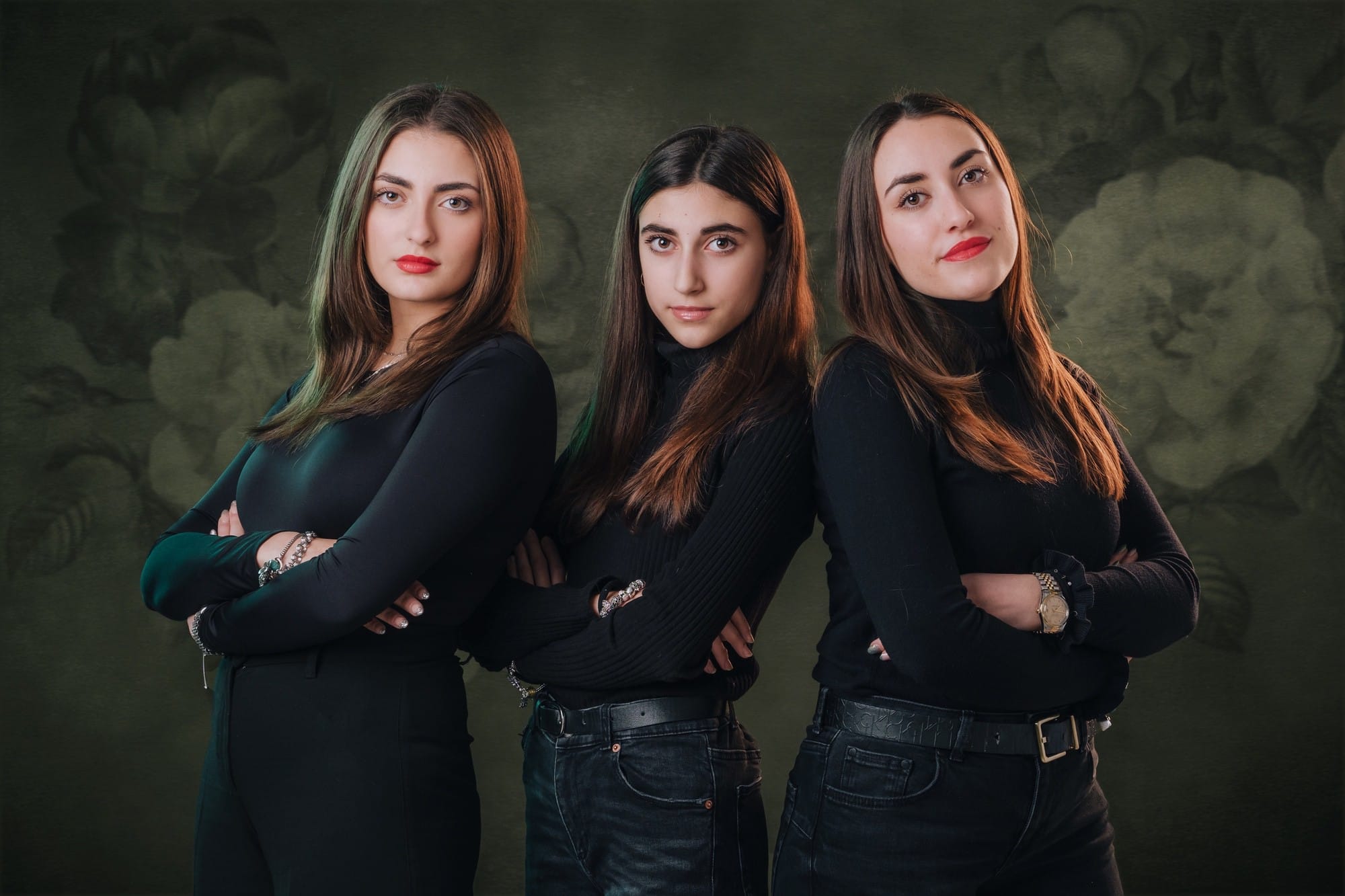 Fotoritratto professionale di cugine