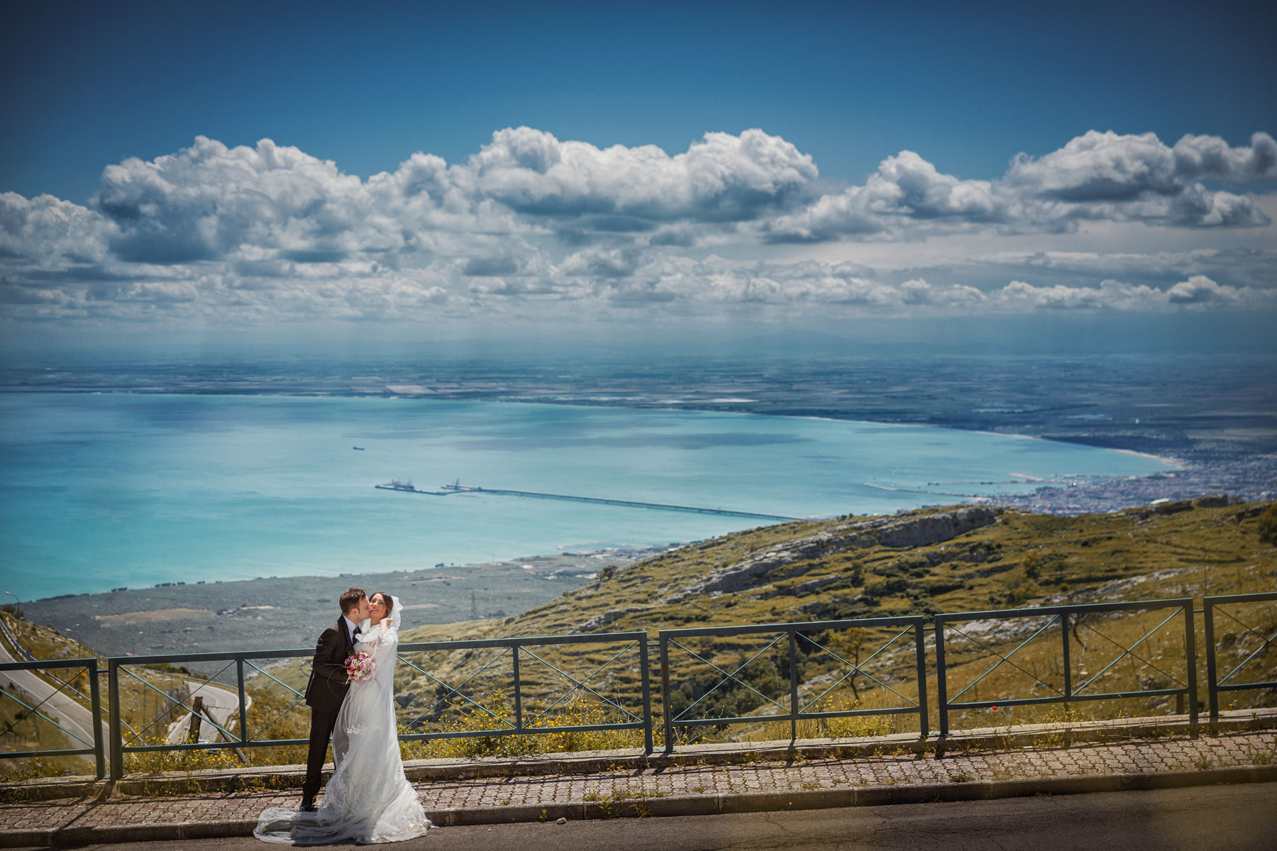 Matrimonio con panorama a Monte Sant'Angelo