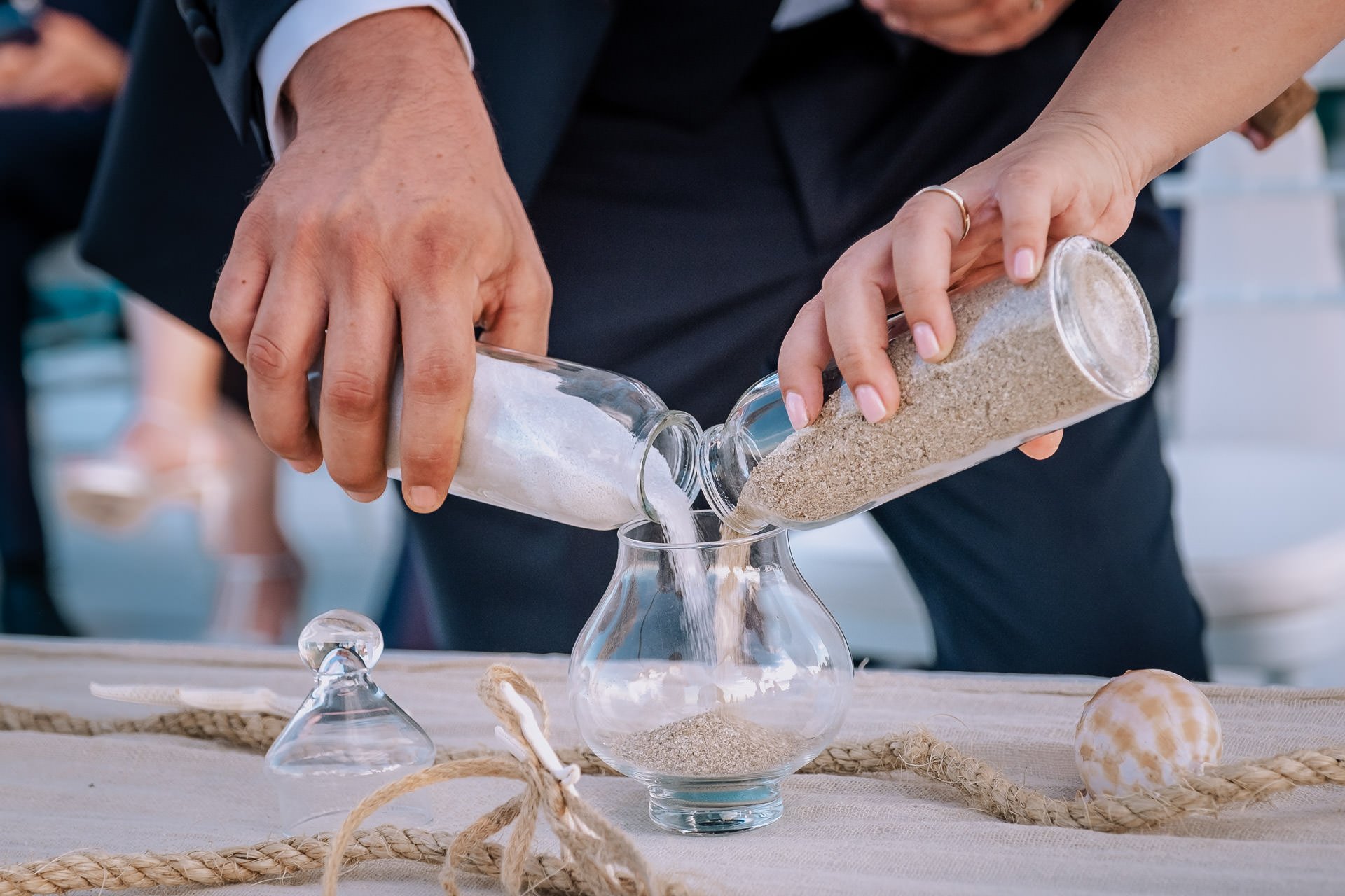 matrimonio rito della sabbia