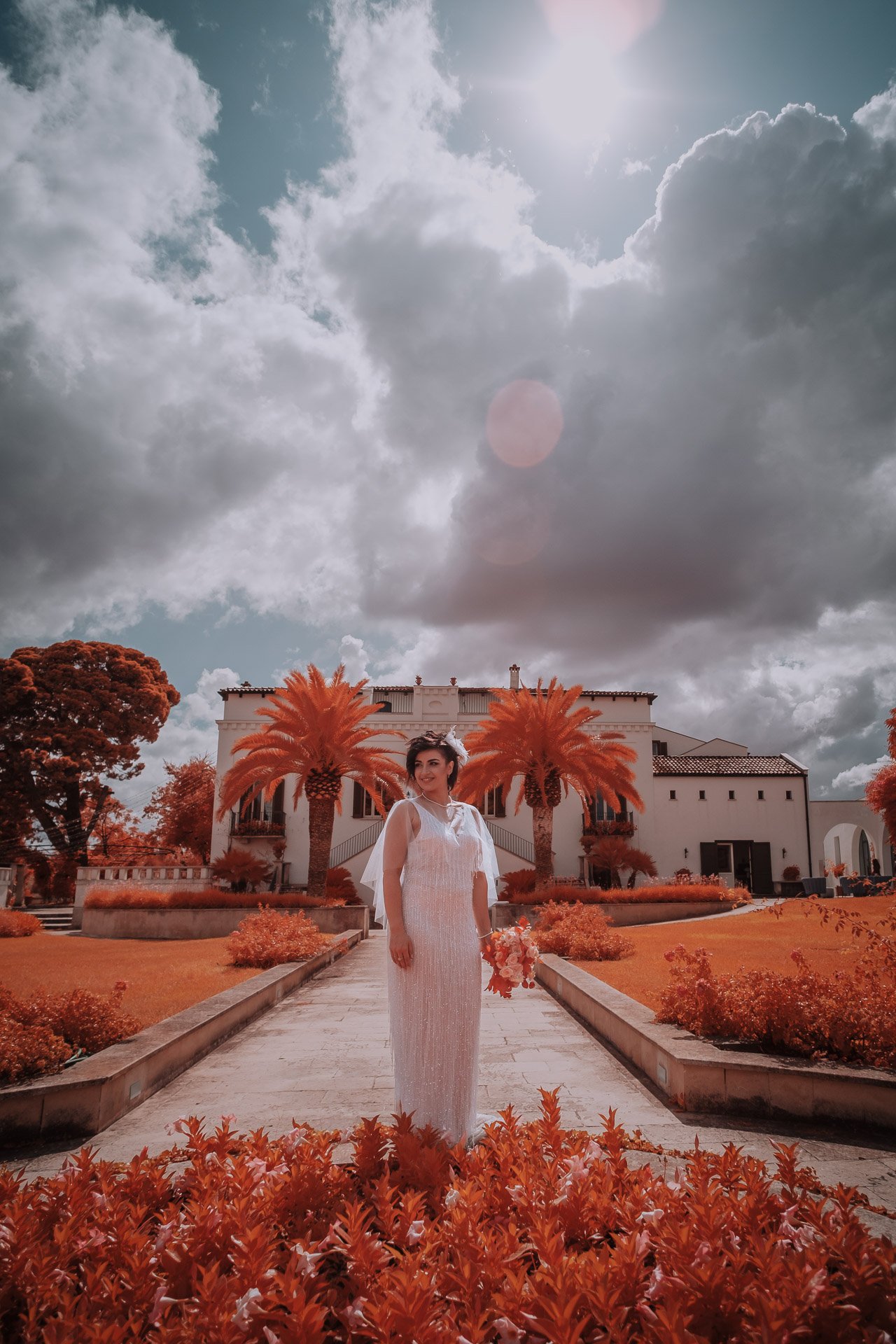 Fotografia all'infrarosso Matrimonio a Villa Sant'Elia