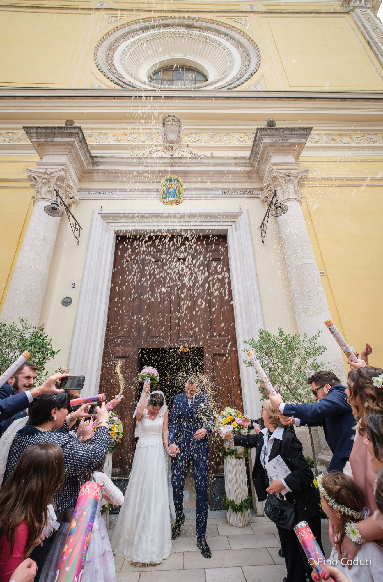 sposi nella cattedrale di San Severo