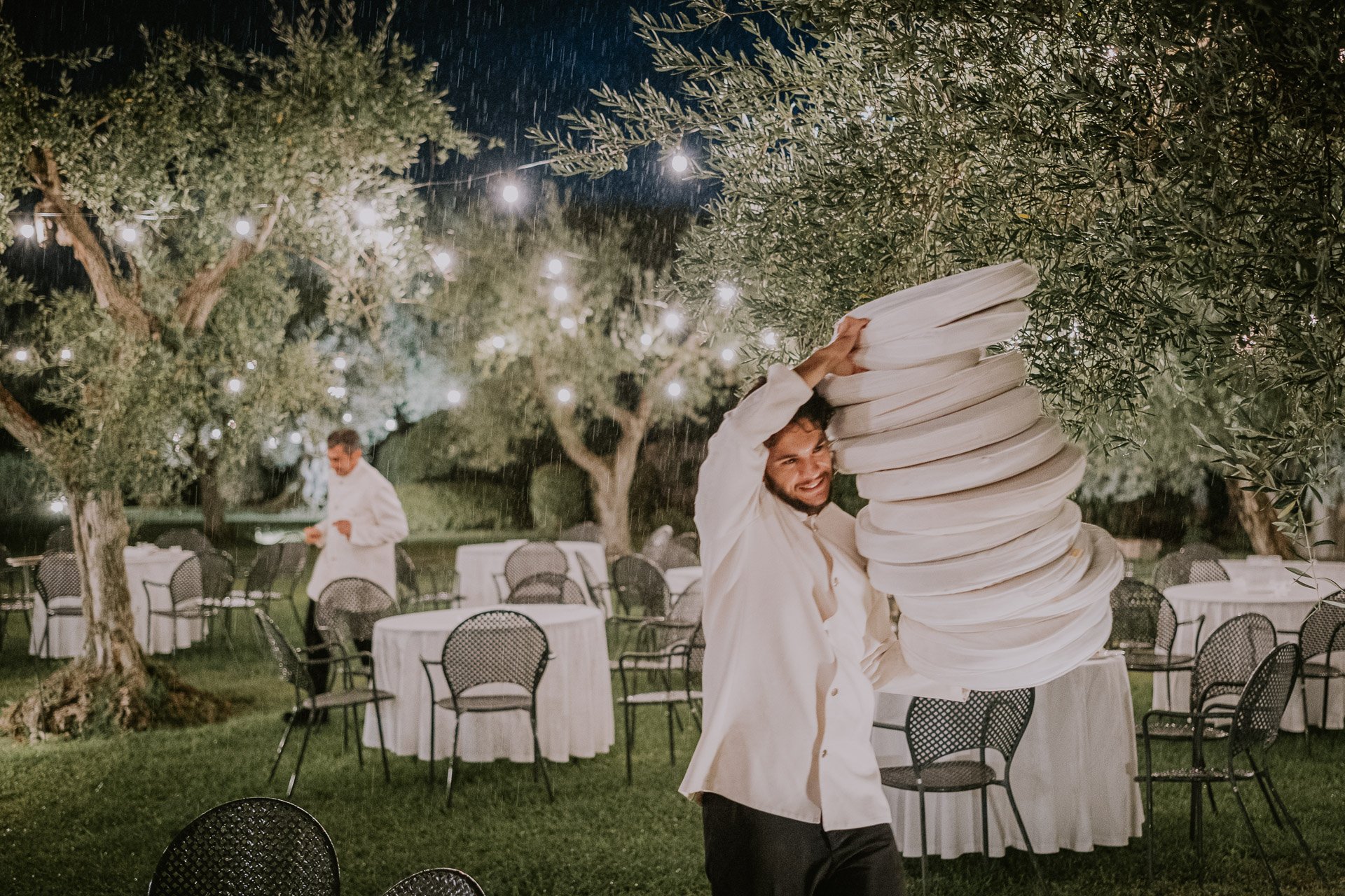 Matrimonio a Villa Sant'Elia piove