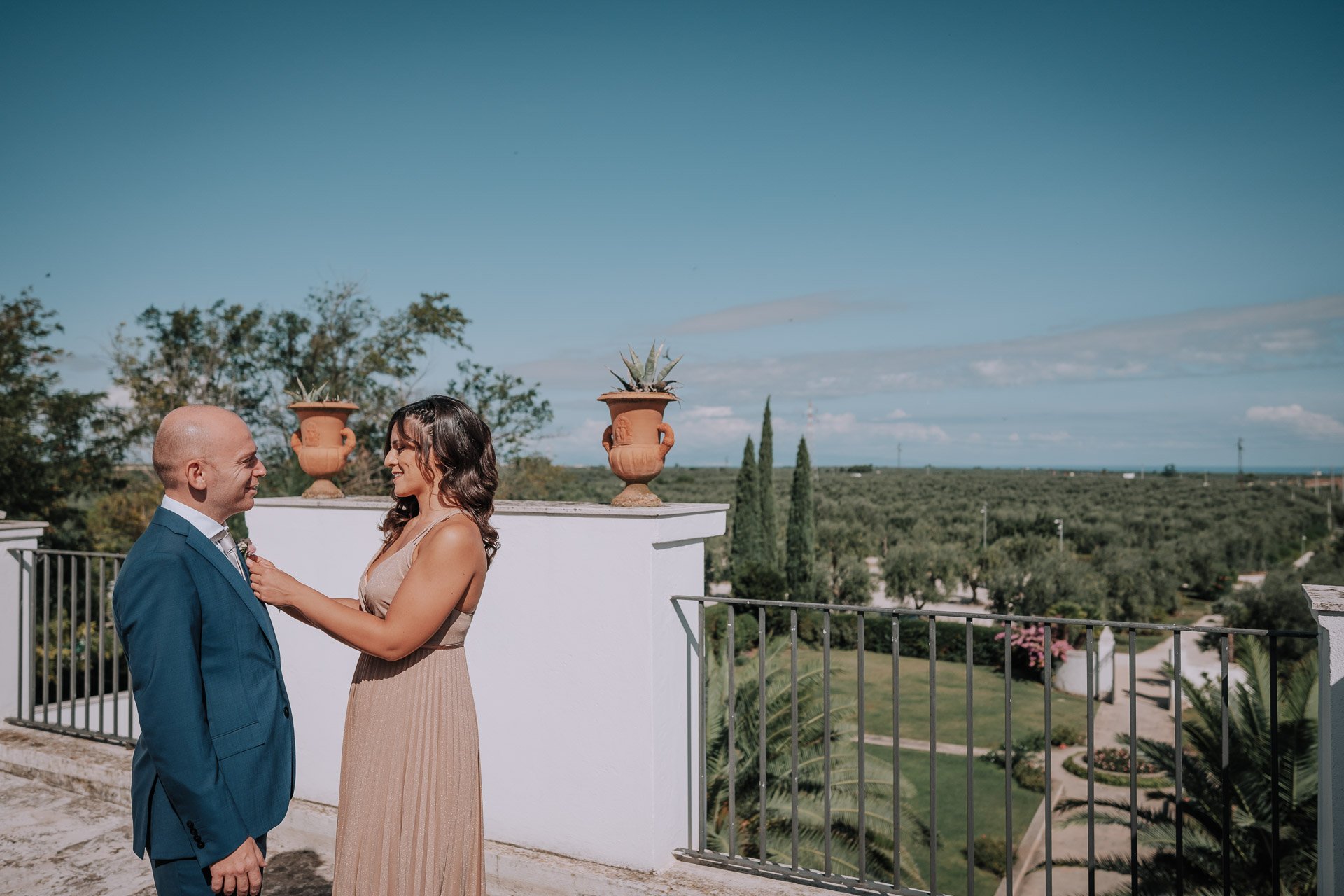 Matrimonio a Villa Sant'Elia la testimone