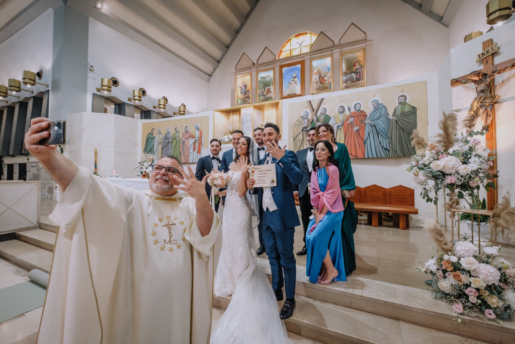 Reportage artistico di matrimonio con don Ugo Rega