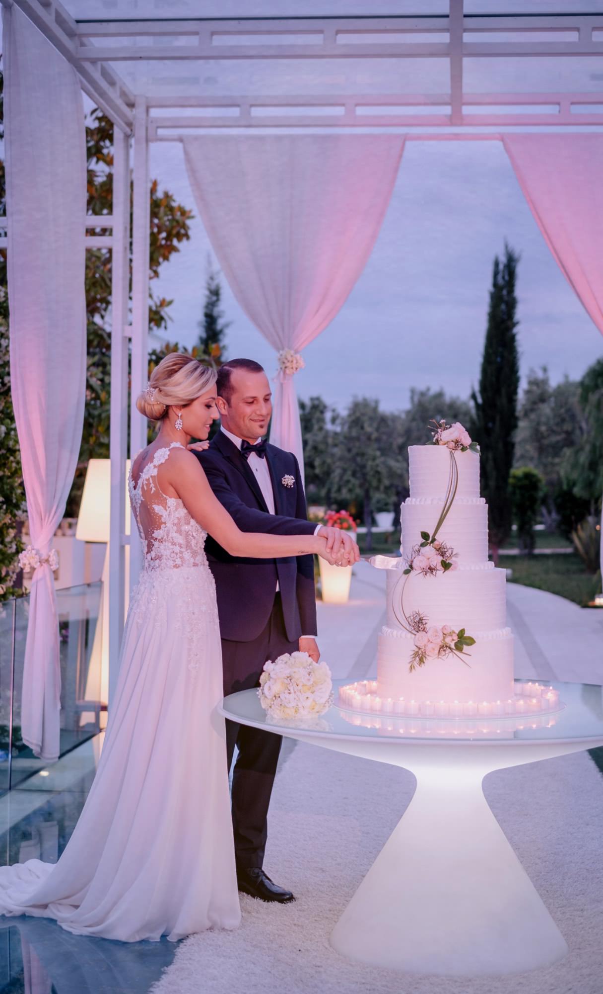 Taglio della Torta a Donna Lavinia Bianchi