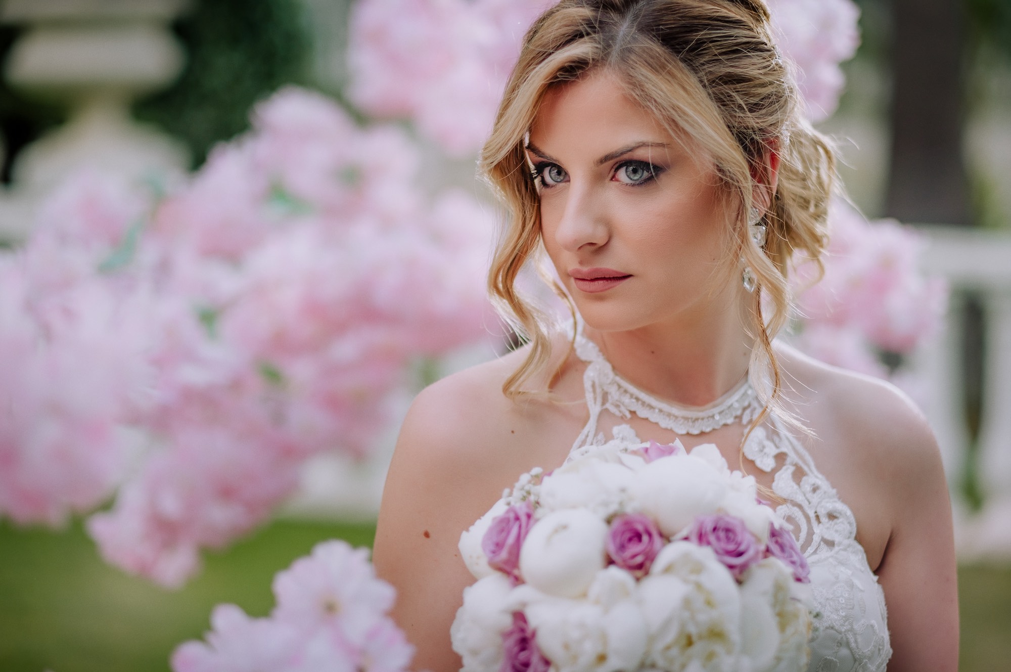 sposa splendida fotografata allo Smeraldo di Canosa