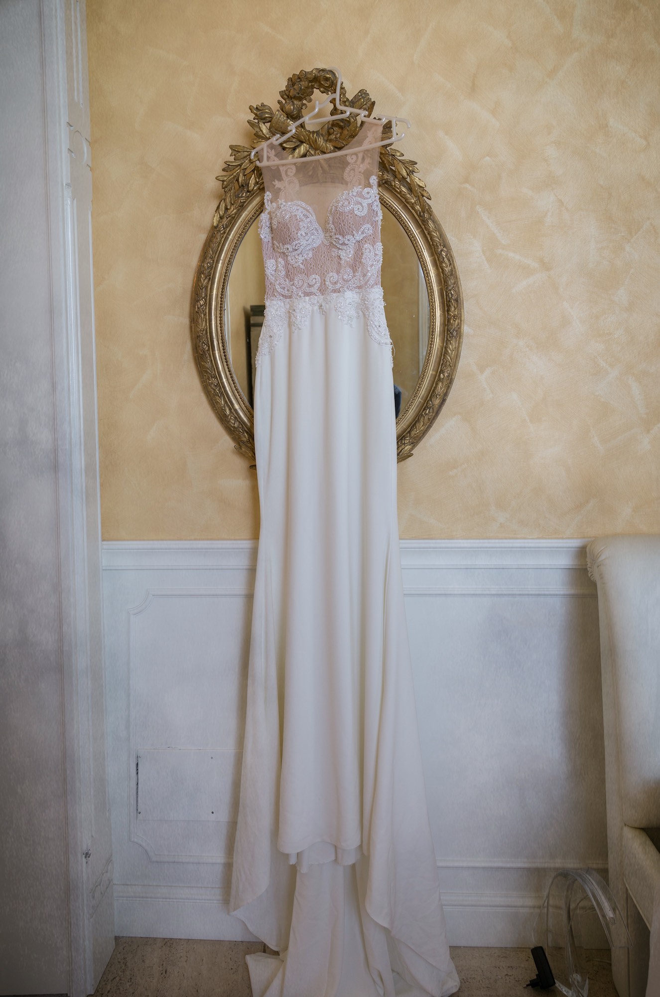 preparativi della sposa a Villa Estea