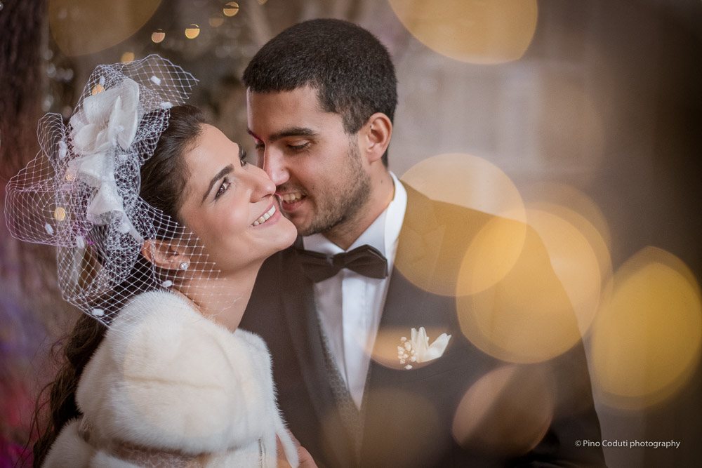 Fotografie di matrimonio Natale a Villa Carafa