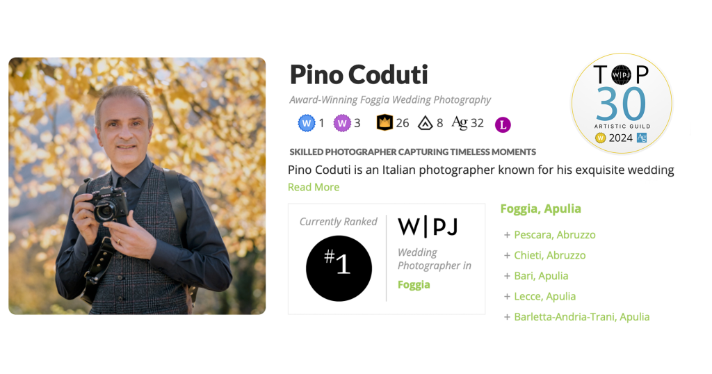 fotografo di matrimonio premiato AG|WPJA