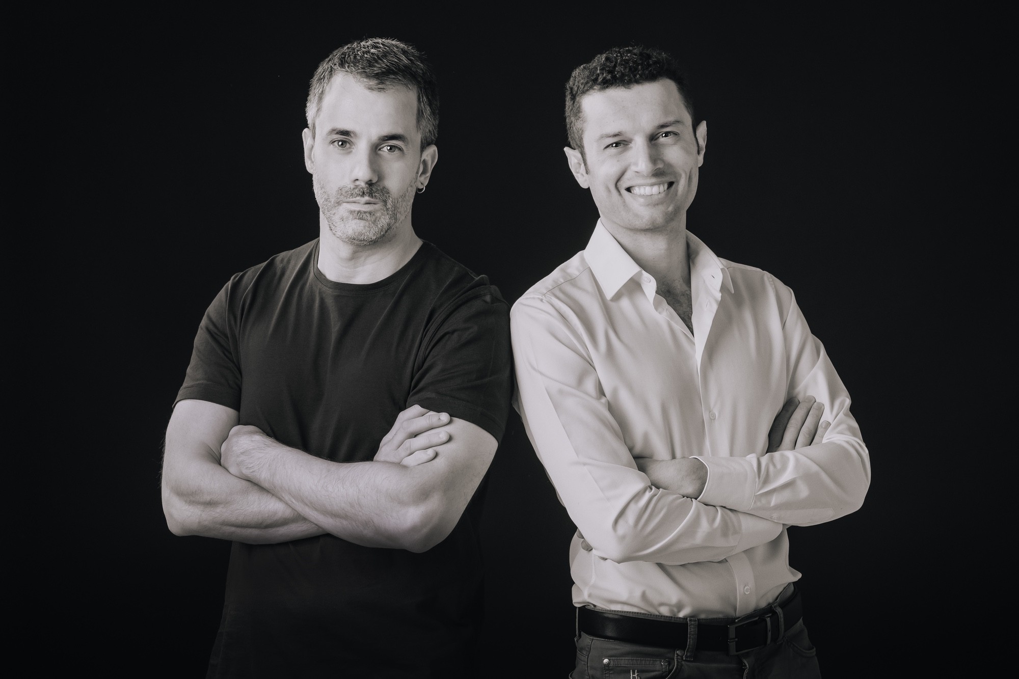 Fotoritratto aziendale soci Ingigni Fotoritratto aziendale di F. Turriani e L. Fedele, fondatori di Ingigni