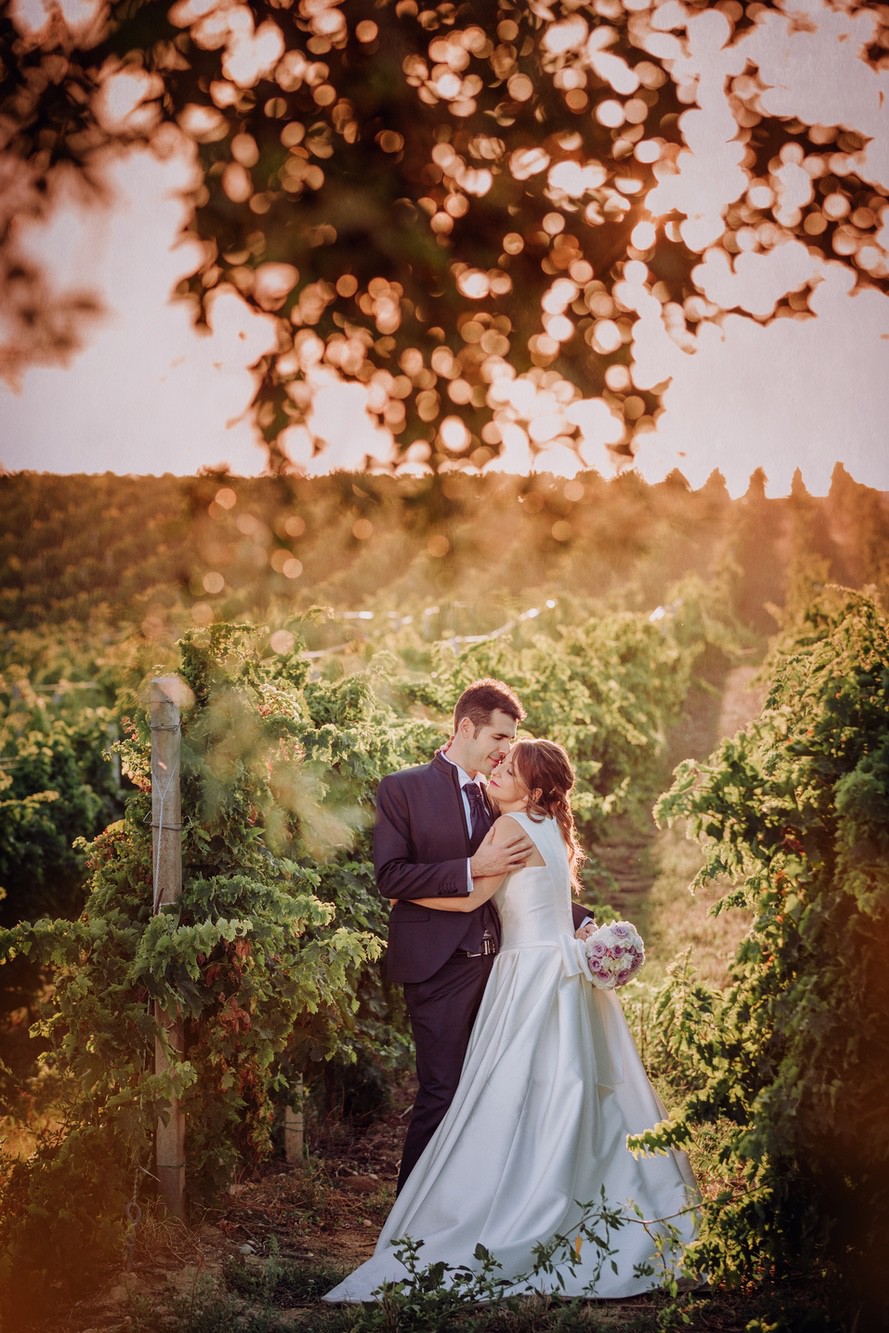 Sposi tra i vigneti in provincia di Pescara