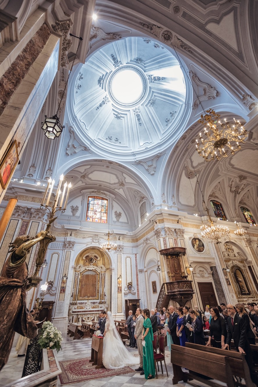 Celebrazione nozze all'interno della cattedrale di Foggia