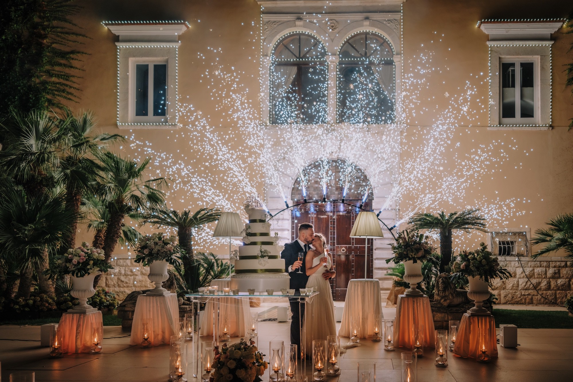 Festeggiamenti serali outdoor